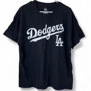Majestic Athletic LA Dodgers black & white t-shirt